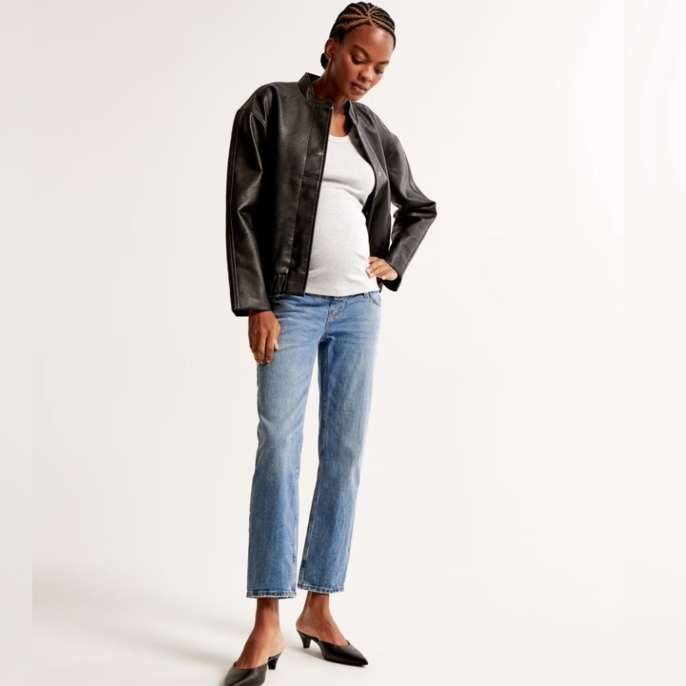 Abercrombie & Fitch The Ankle Straight Maternity Jeans Size 30.